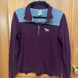Victorias Secret PINK 1/4 Zip Sweatshirt